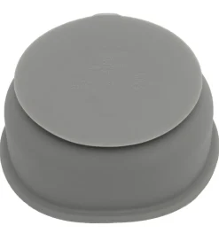 Petit Monkey Skål m. Sugekop - Silikone - Bear - Pewter Green