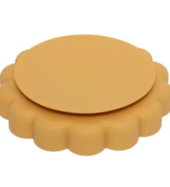 Petit Monkey Tallerken m. Sugekop - Silikone - Lion - Ochre