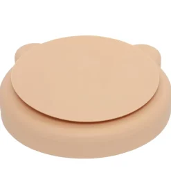 Petit Monkey Tallerken m. Sugekop - Silikone - Bear - Honey