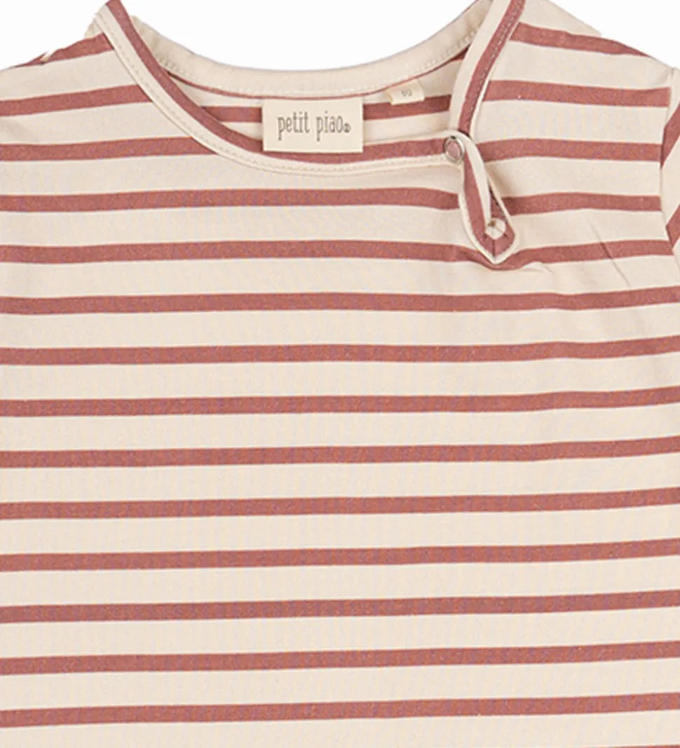 Petit Piao Sommerdragt - Sum - Withered Rose/Off White