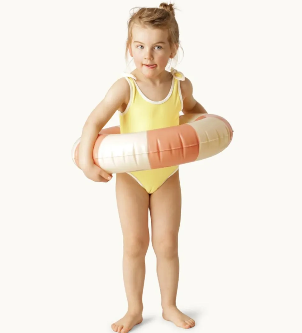 Petites Pommes Badering - 60 cm - Anna - Peach Daisy