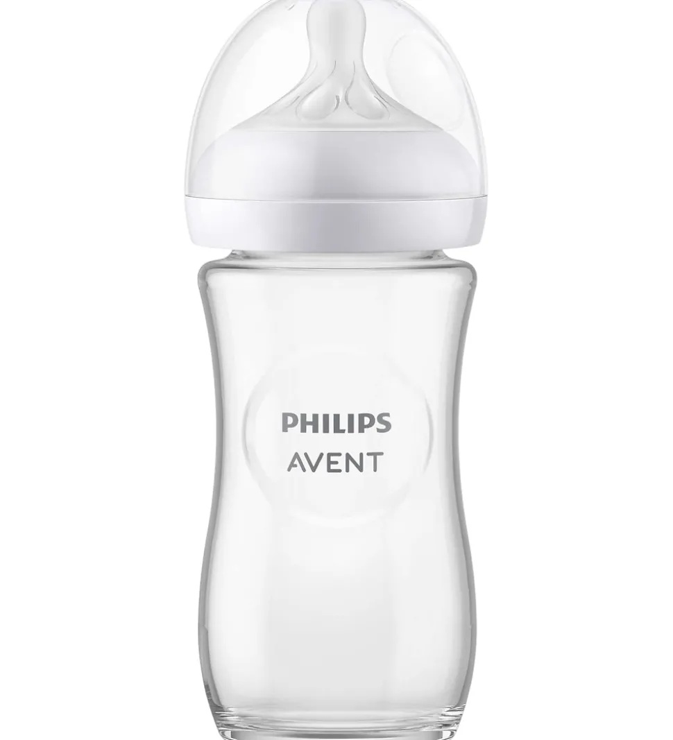 Philips Avent Sutteflaske - Glas - Natural Response - 240 ml - K