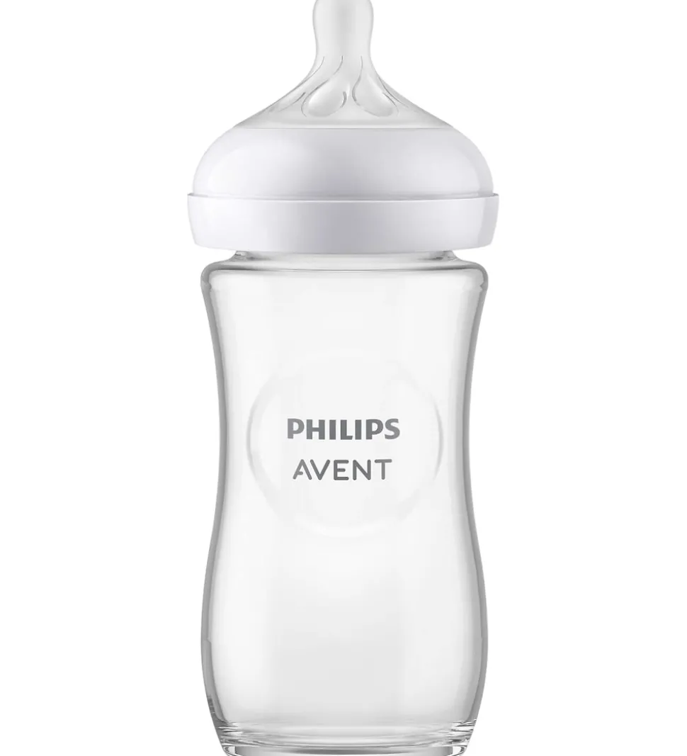 Philips Avent Sutteflaske - Glas - Natural Response - 240 ml - K