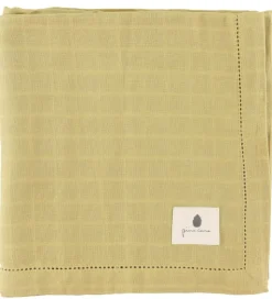 Pine Cone Babysvøb - 120x120 cm - Björk - Mustard