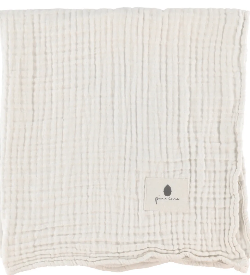Pine Cone Babysvøb - 120x120 cm - Kadera - Cream
