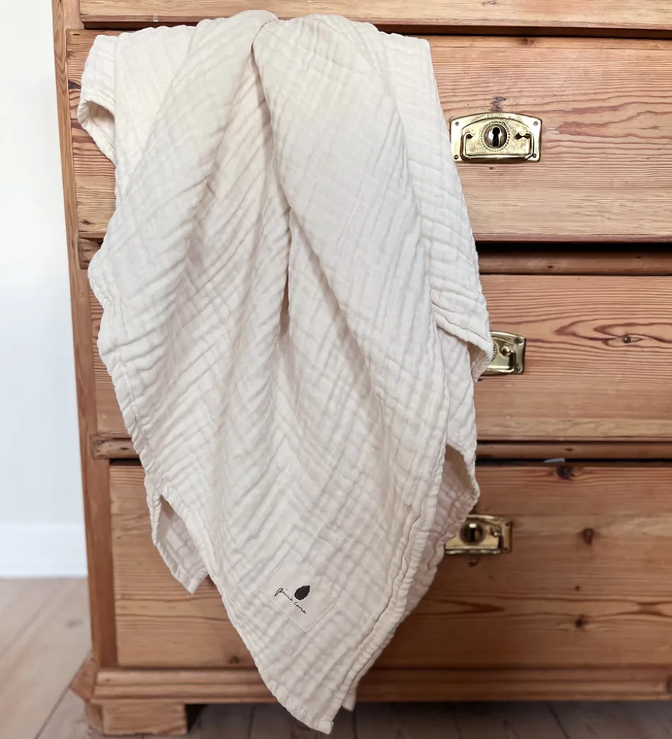 Pine Cone Babysvøb - 120x120 cm - Kadera - Cream