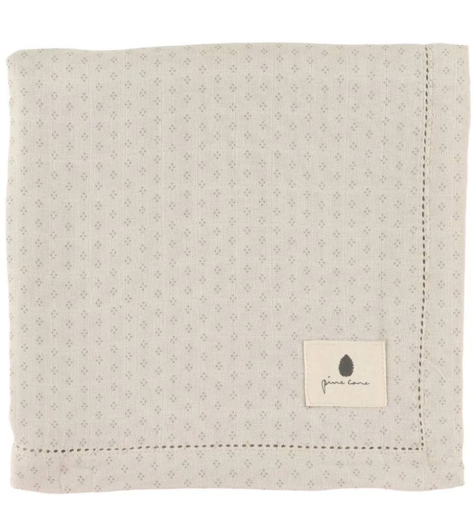 Pine Cone Babysvøb - 120x120 cm - Björk - Natura Dot