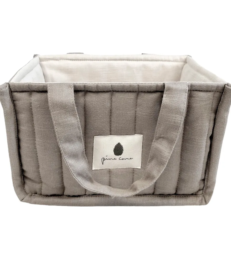 Pine Cone Opbevaringkurv - Herman - 20x12x13 cm - Mushroom
