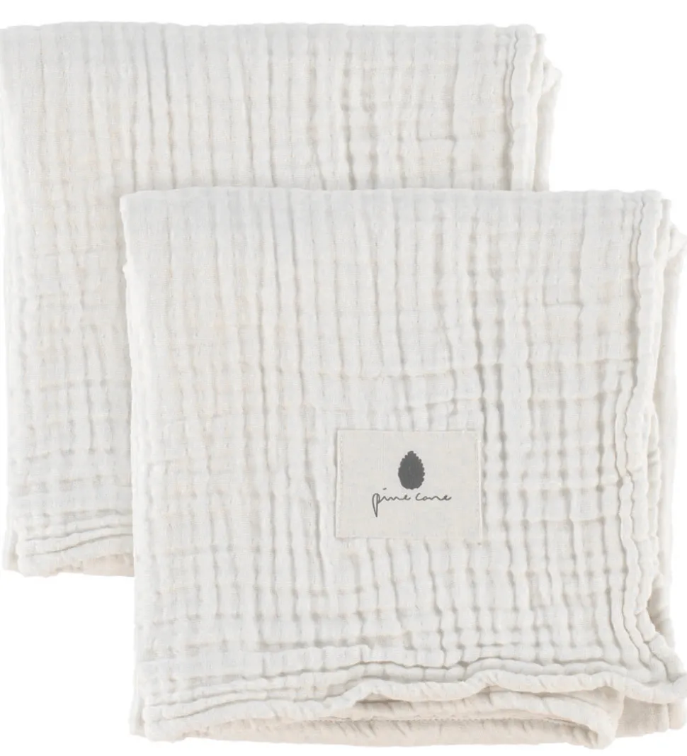 Pine Cone Stofbleer - 2-pak - Kadera - Cream