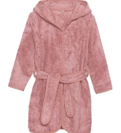 Pippi Baby Badekåbe - Old Rose m. Ører