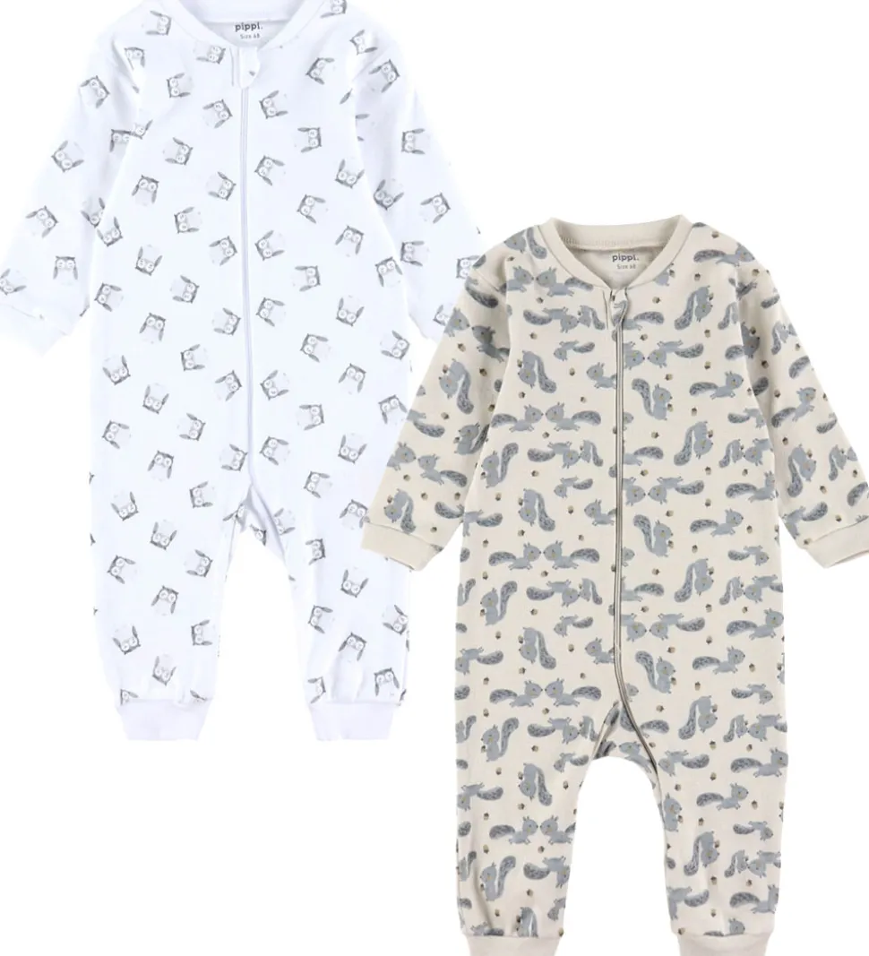 Pippi Baby Heldragter - Natdragter - 2-pak - Rainy Day