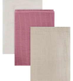 Pippi Stofbleer - Noos - 3-pak - Musselin - 65x65 - Mauve Orchid