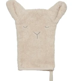 Pippi Vaskehandske - 14x21 cm - Sandshell m. Bjørn