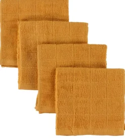 Pippi Vaskeklude - 4-pak - 27x27 - Mineral Yellow