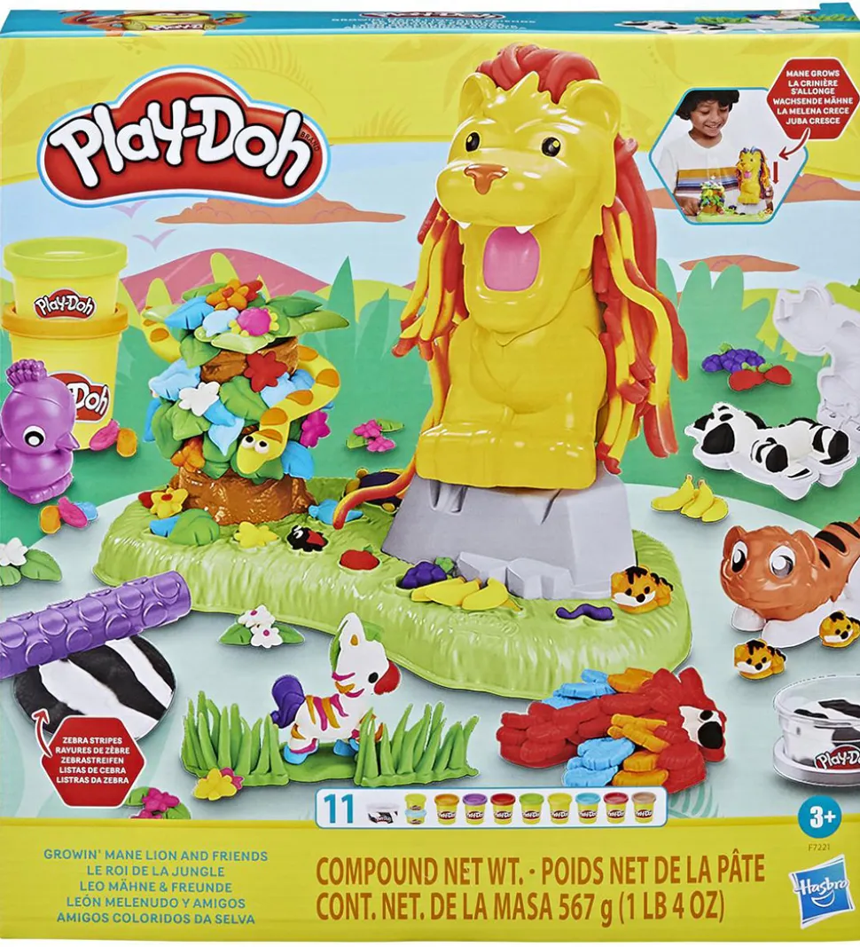 Play-Doh Modellervoks - Growin' Mane Lion And Friends