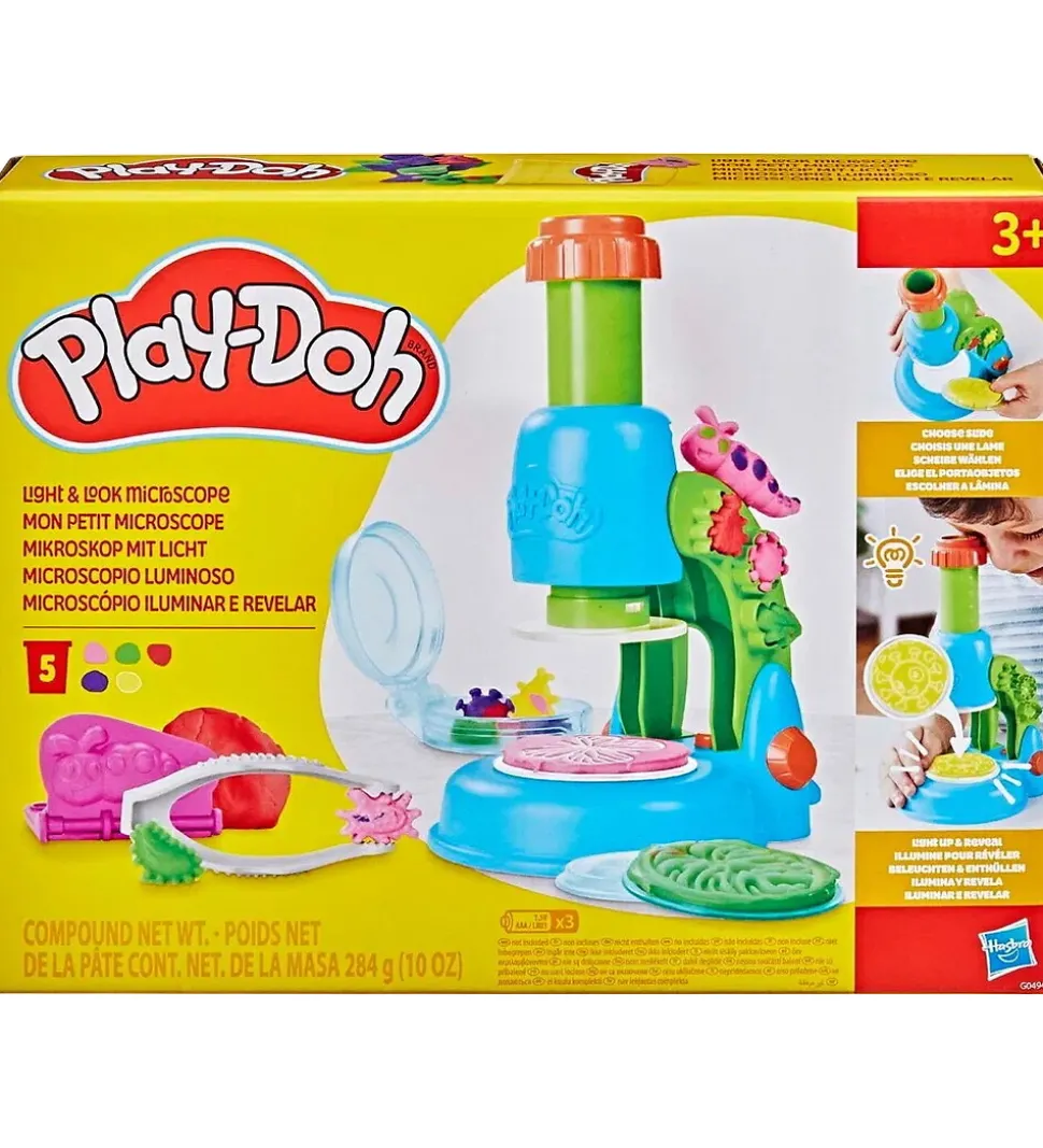 Play-Doh Modellervoks - Light & Look Microscope