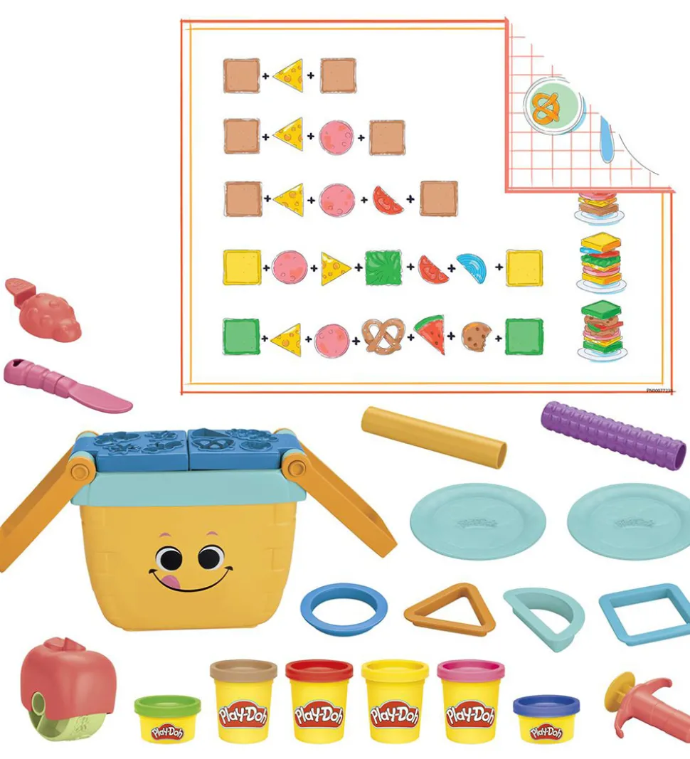 Play-Doh Modellervoks - Picnic Shapes - Starter Set