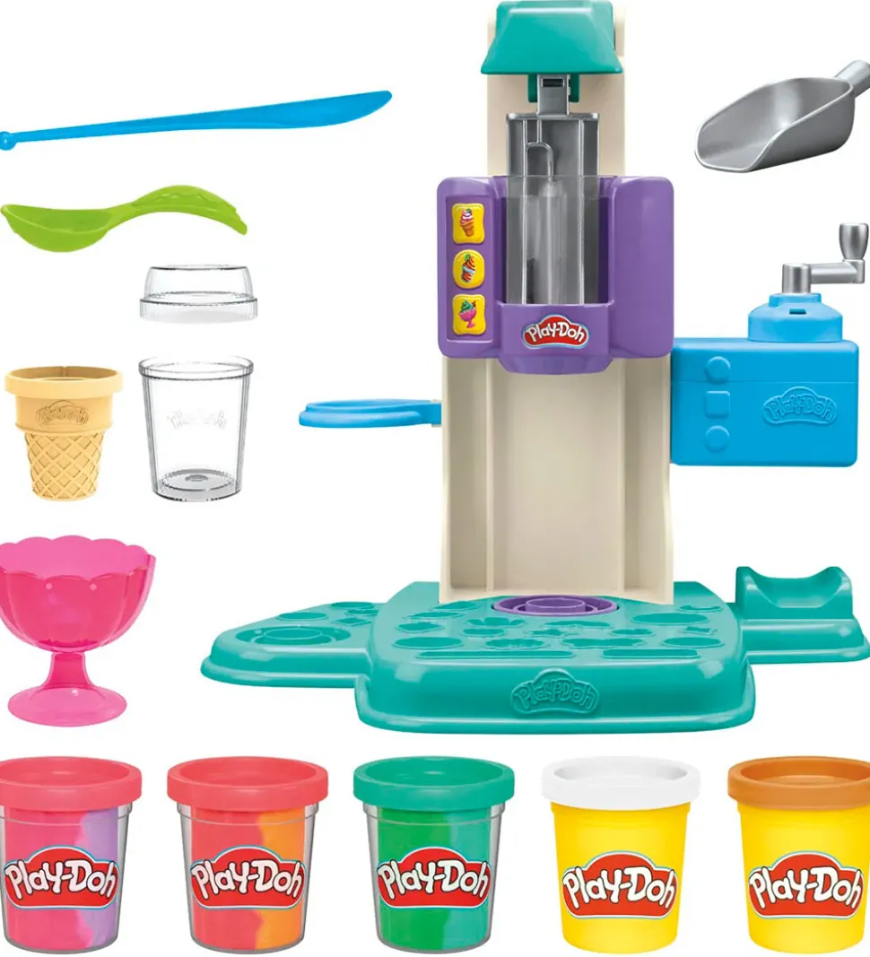 Play-Doh Modellervoks - Rainbow Swirl Ice Cream