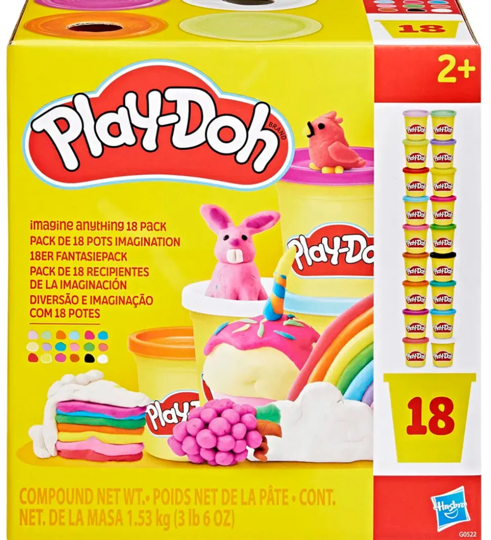 Play-Doh Modellervokssæt - 18-pak - Imagine Anything