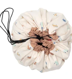 Play&Go Legetøjstæppe - Ø140 - Big Cars