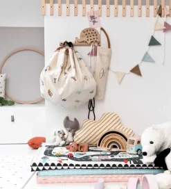 Play&Go Legetøjstæppe - Ø140 - Big Cars