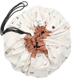 Play&Go Legetøjstæppe - Ø: 140 cm - Veggie Numbers