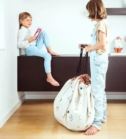 Play&Go Legetøjstæppe - Ø: 140 cm - Veggie Numbers