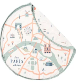Play&Go Legetøjstæppe - Ø140 - Paris Map
