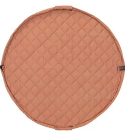 Play&Go Legetøjstæppe - Ø120 - Soft Organic - Tawny Brown