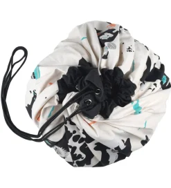 Play&Go Legetøjstæppe - Ø140 cm - Worldmap