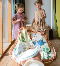 Play&Go Legetøjstæppe/Kurv - Zoo