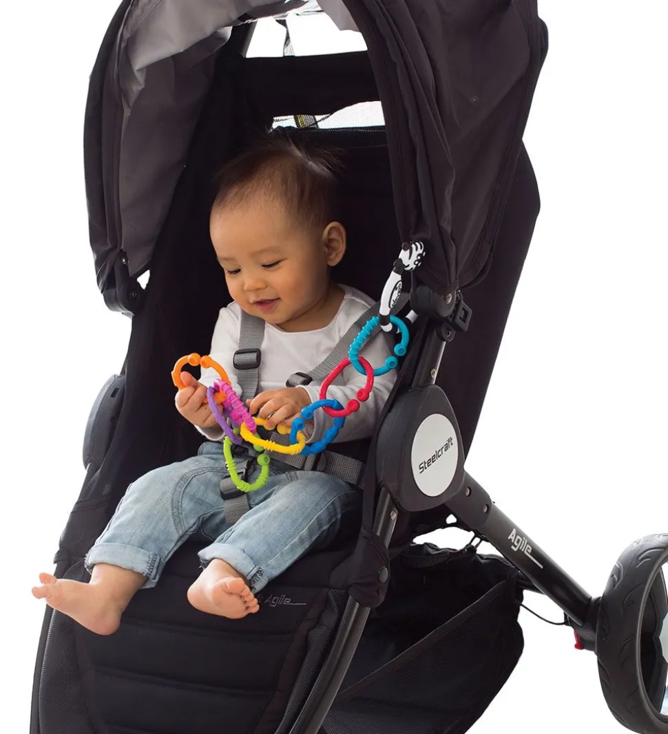 Playgro Ophængsringe - 9 stk - Zebra