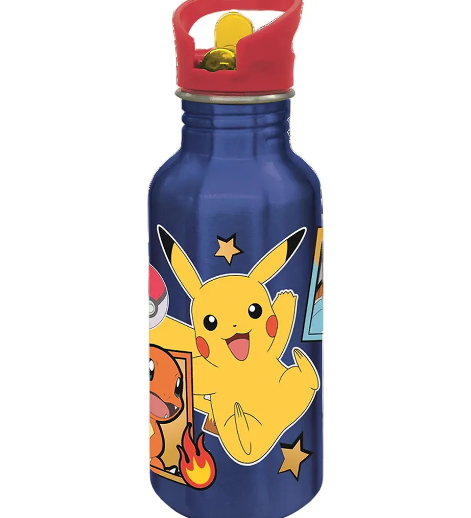 Pokémon Drikkedunk - ALU - 545 ml - Blå/Rød