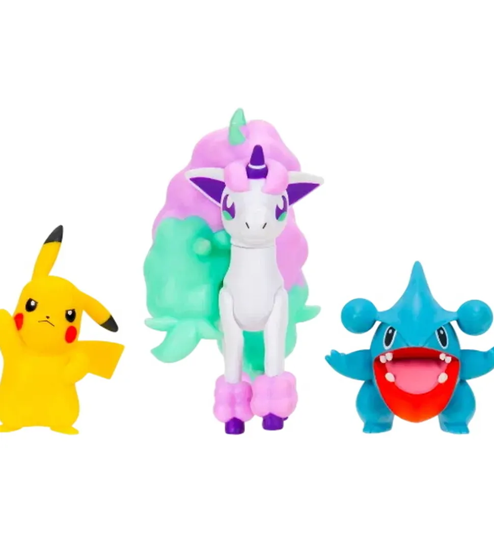 Pokémon Figurer - Battle Figure - Pikachu/Gible/Ponyta