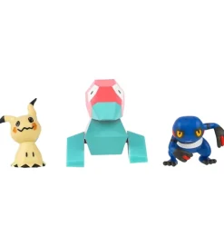Pokémon Figurer - Battle Figure - Mimikyu/Porygon/Croagunk