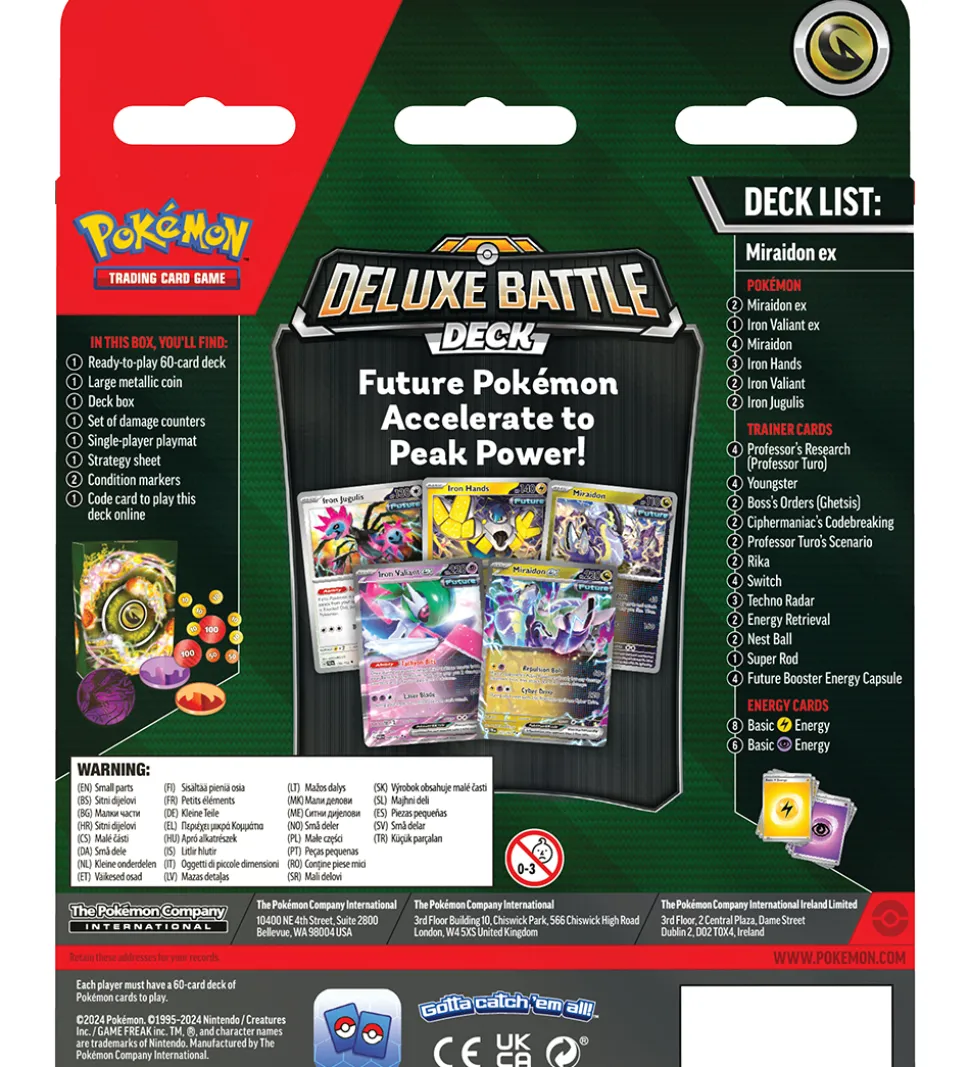 Pokémon Samlekort - Deluxe Battle Deck - Miraidon ex