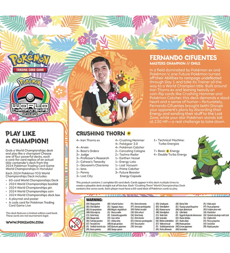 Pokémon Samlekort - World Championships 2024 - Crushing Thorn
