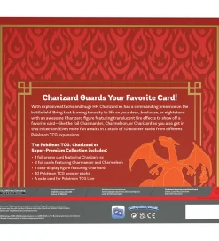 Pokémon Samlekort m. Figur - Super Premium Box - Charizard Ex