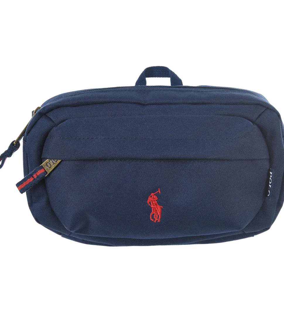 Polo Ralph Lauren Bæltetaske - Newport Navy m. Rød