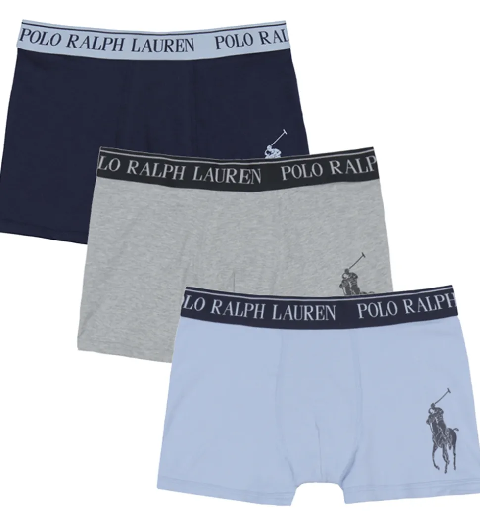 Polo Ralph Lauren Boxershorts - 3-pak - Office Blue