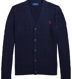 Polo Ralph Lauren Cardigan - Strik - Cable - Navy