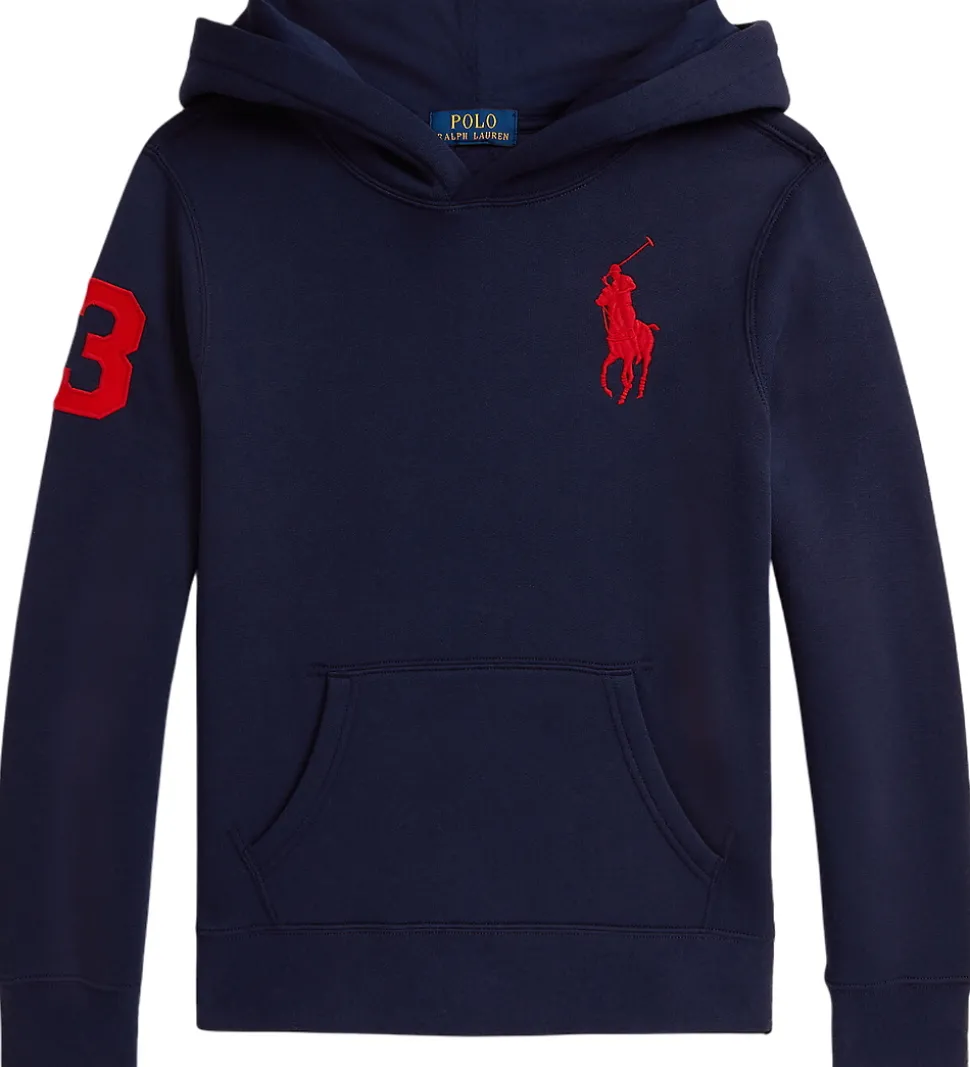 Polo Ralph Lauren Hættetrøje - Refined Navy m. Rød