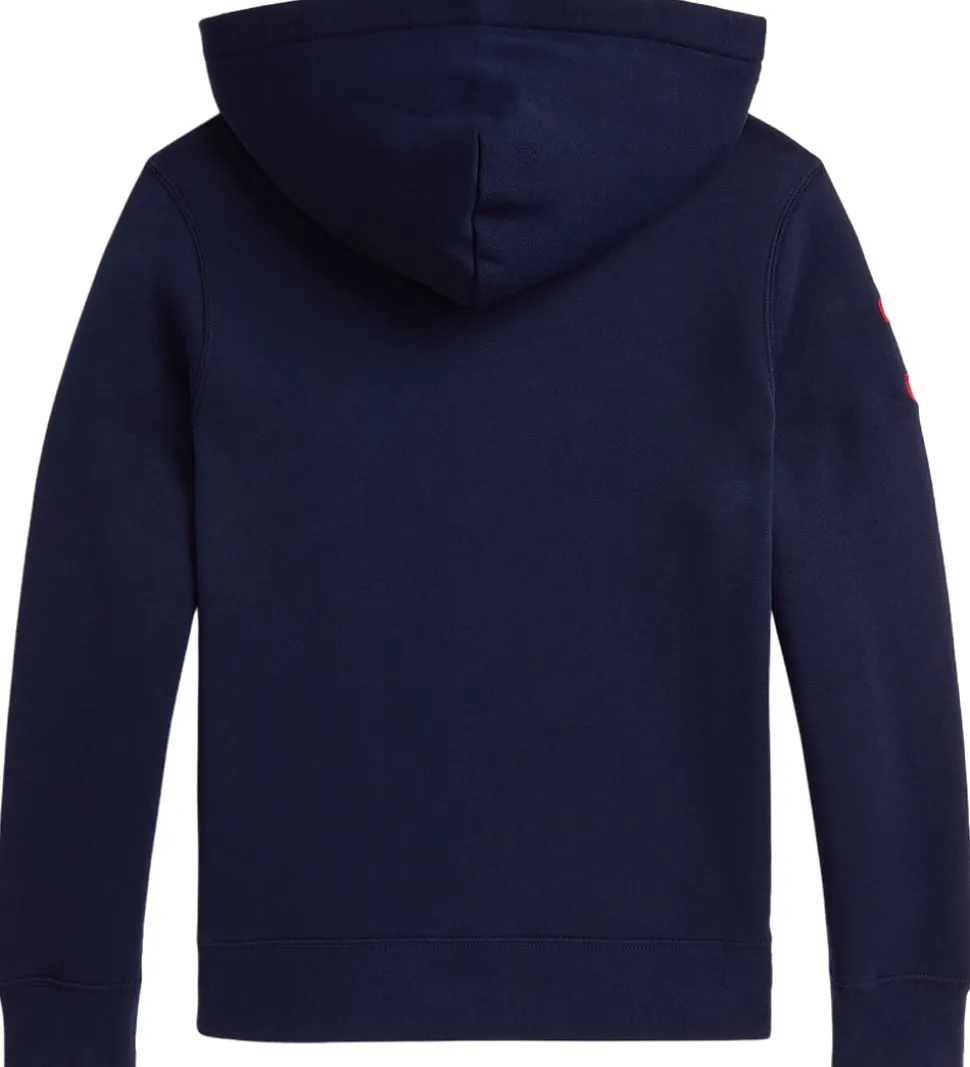 Polo Ralph Lauren Hættetrøje - Refined Navy m. Rød