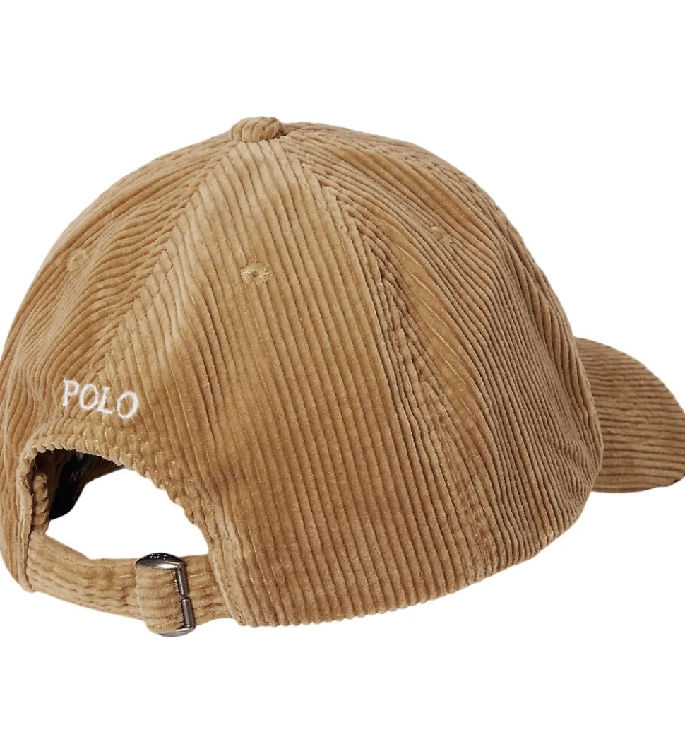 Polo Ralph Lauren Kasket- Fløjl - Jodphur Tan/Multi PP