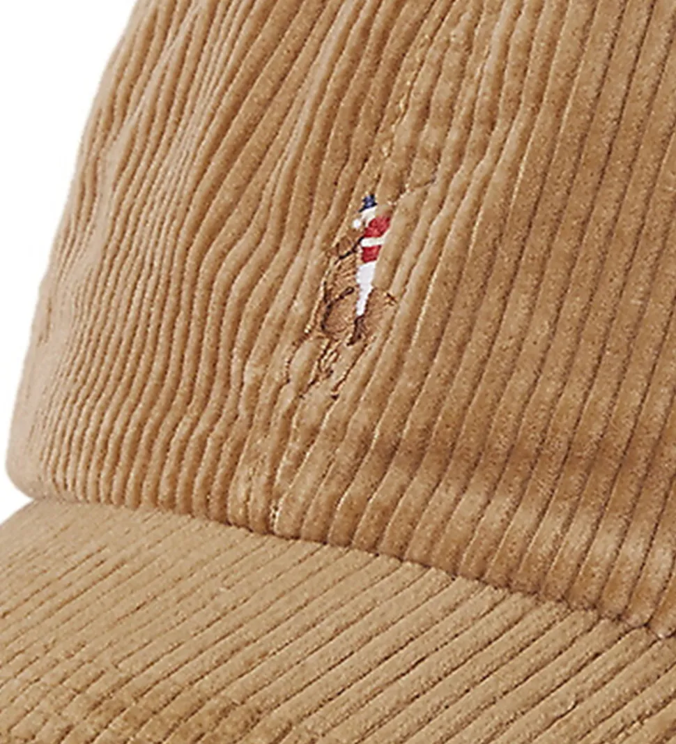 Polo Ralph Lauren Kasket- Fløjl - Jodphur Tan/Multi PP