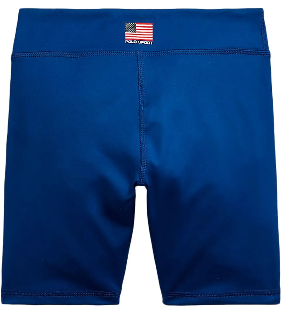 Polo Ralph Lauren Shorts - Polo Sport - Blå m. Print