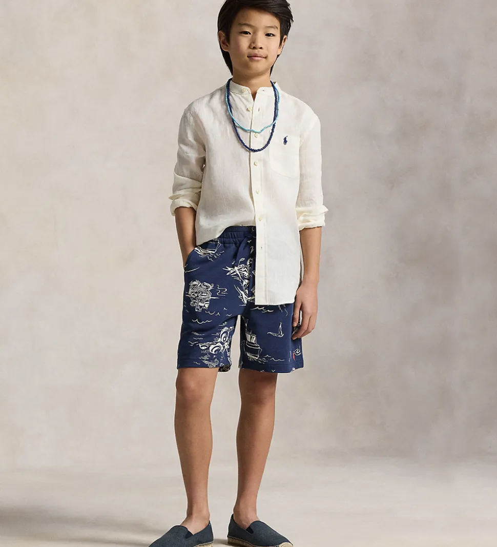 Polo Ralph Lauren Skjorte - Hør- Postboy - Hvid