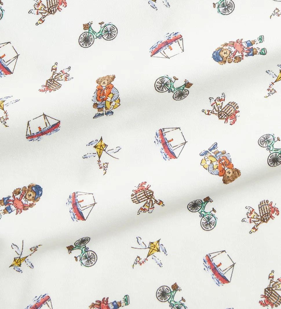 Polo Ralph Lauren Sommedragt - Hvid m. Print