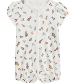 Polo Ralph Lauren Sommerdragt - Hvid m. Sommerprint