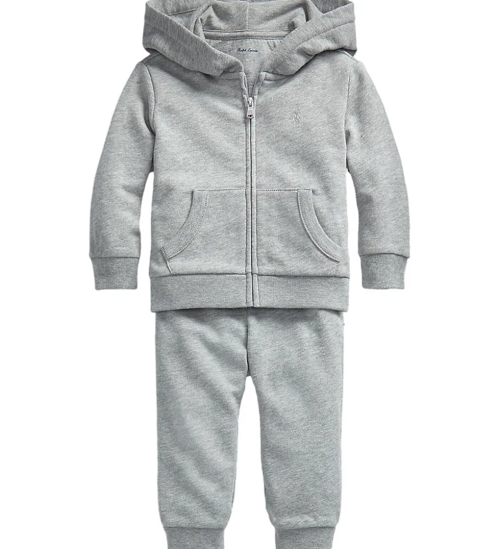 Polo Ralph Lauren Sweatsæt - Core Replen - Gråmeleret